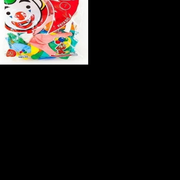 GLOBOS PAYASO 7 BOLSA C50 VCOLORES C100